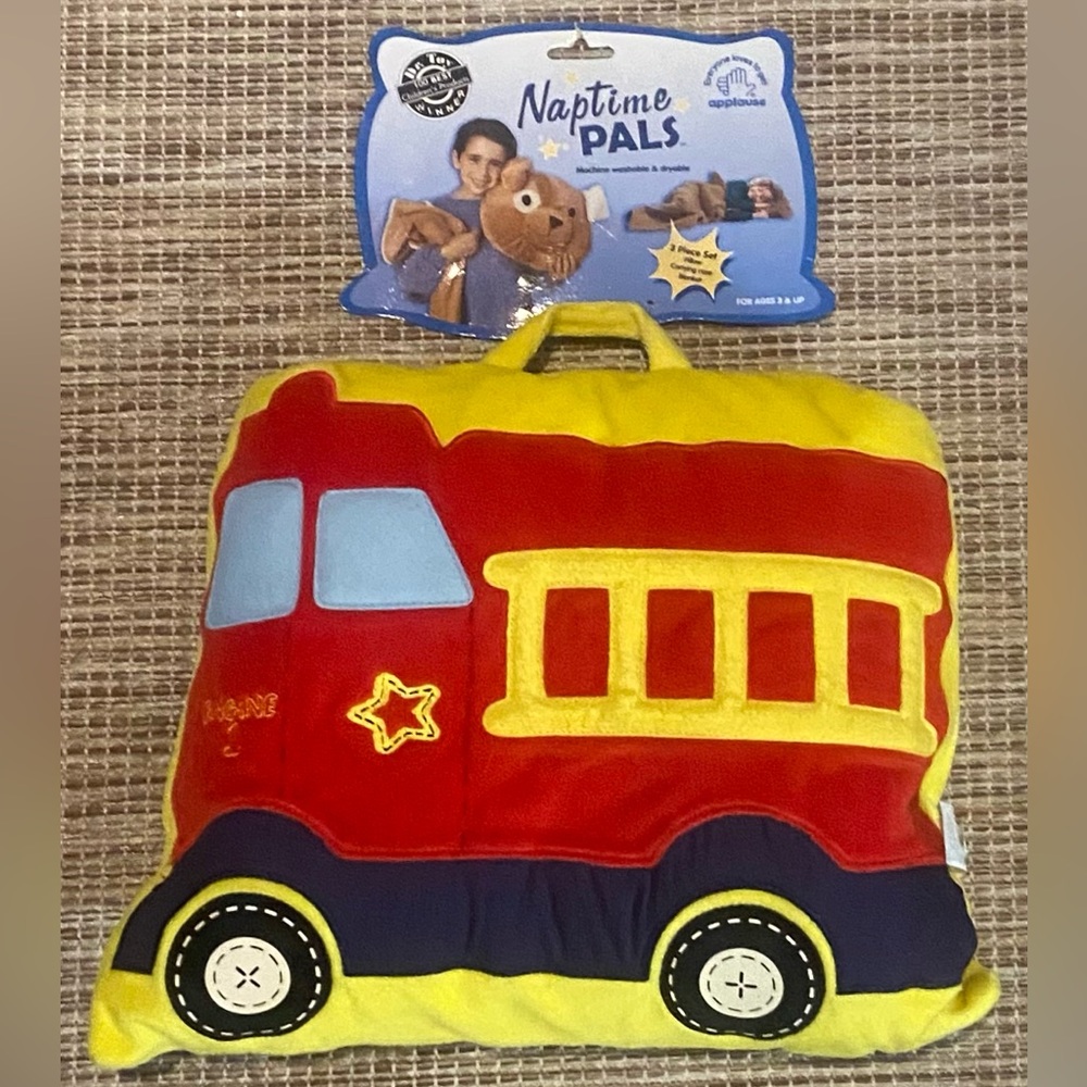 Nap time Pals 3 in 1 pillow, blanket, carrying bag